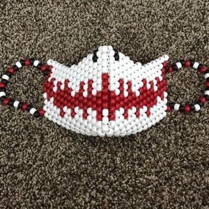 Skull/ joker candy mask.